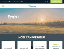 Tablet Screenshot of embracefarm.com